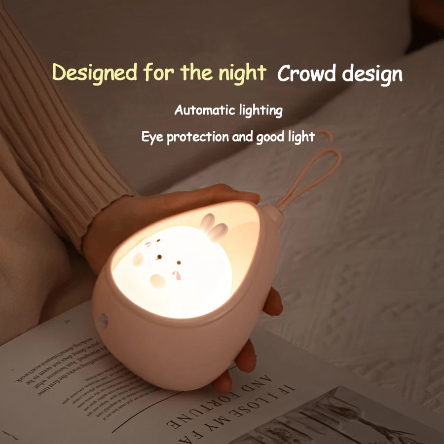 Xavi's Cute Animal Night Light with Sensor Control
