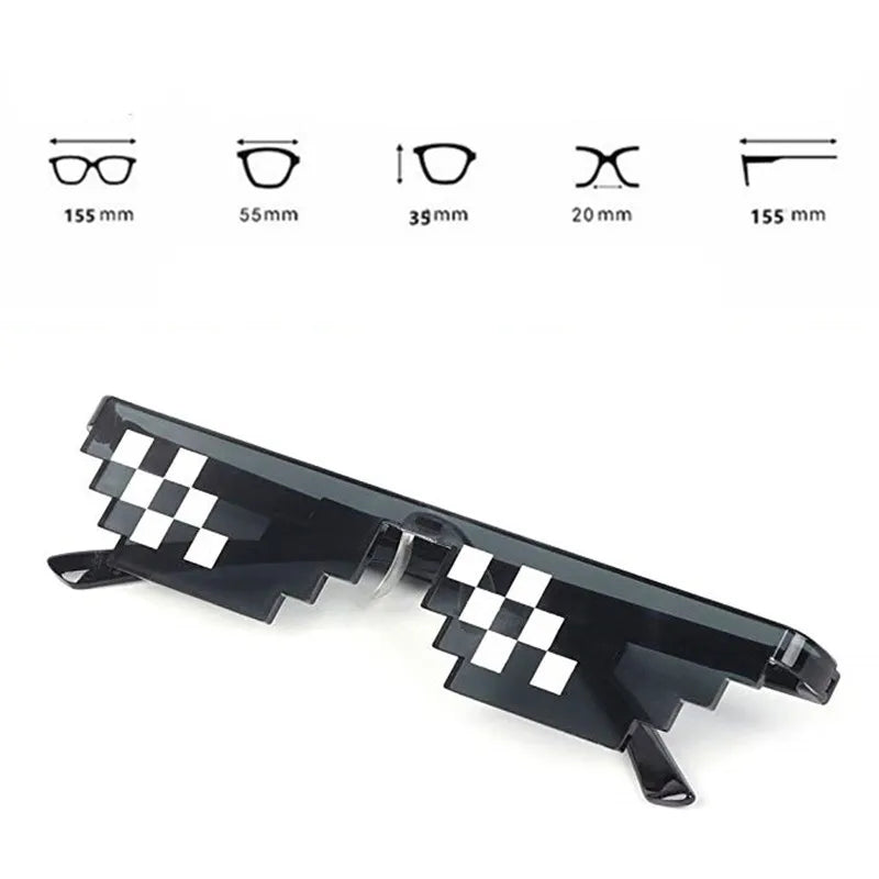 Xavi's 8 Bit Thug Life Meme Sunglasses Eyewear