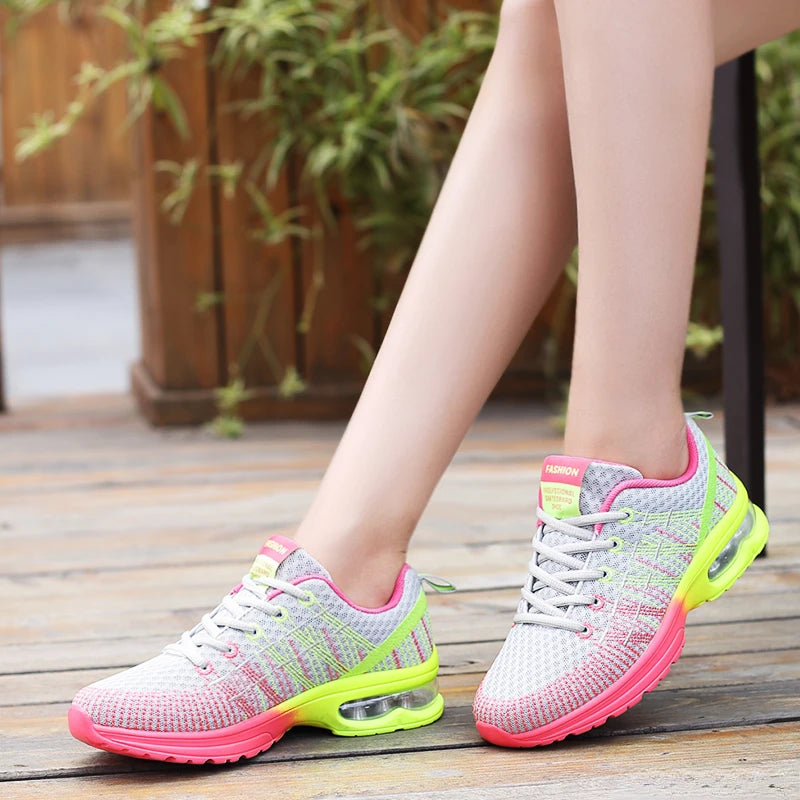 Vibrant Bamboo Infused Running Shoes for Women