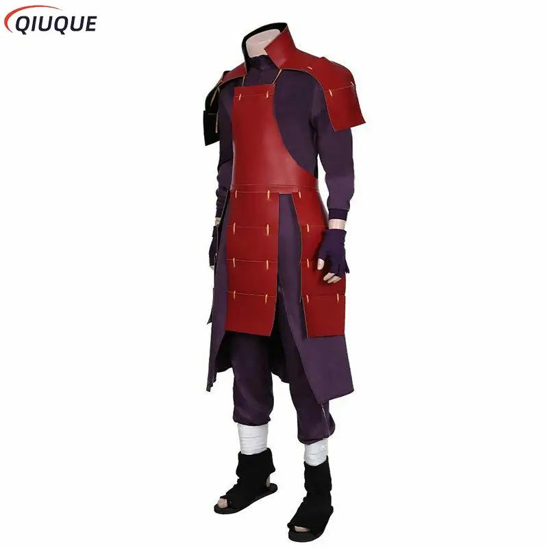 Anime Uchiha Madara Cosplay Costume with Shoes