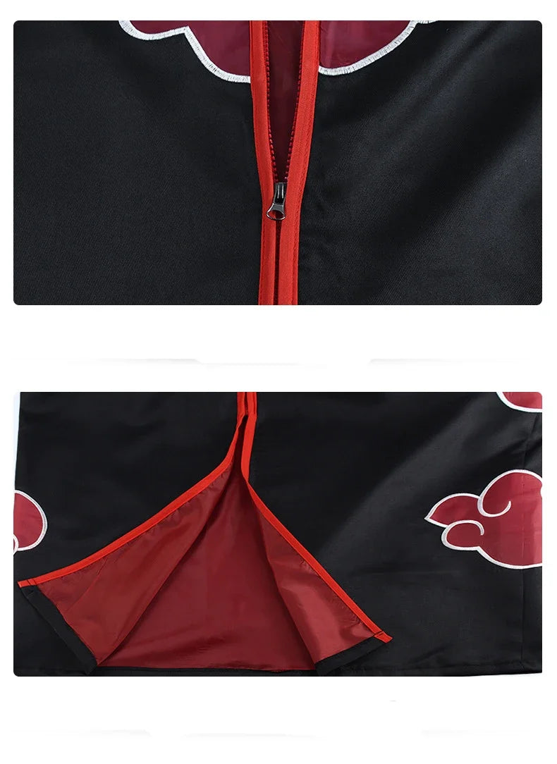 Detailed Akatsuki Anime Cosplay Costumes and Shoes