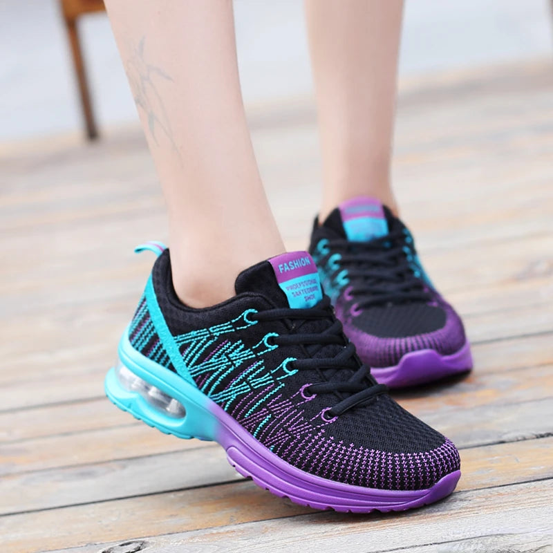 Vibrant Bamboo Infused Running Shoes for Women
