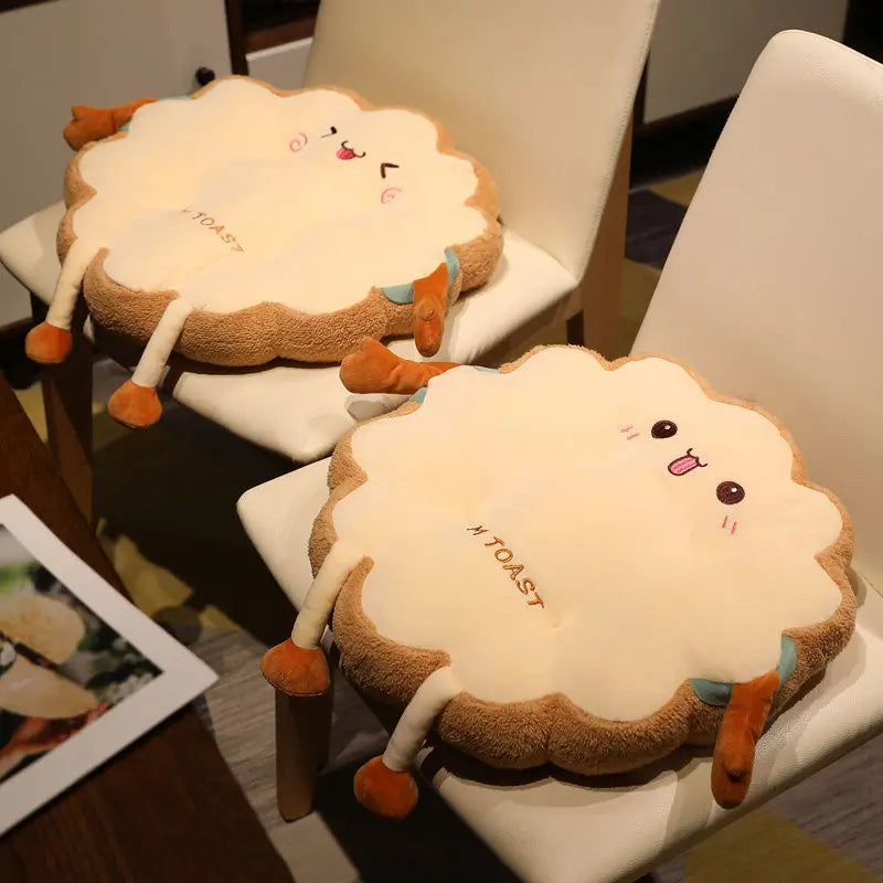 Xavi's Cute Toast Bread Stuffed Cushion