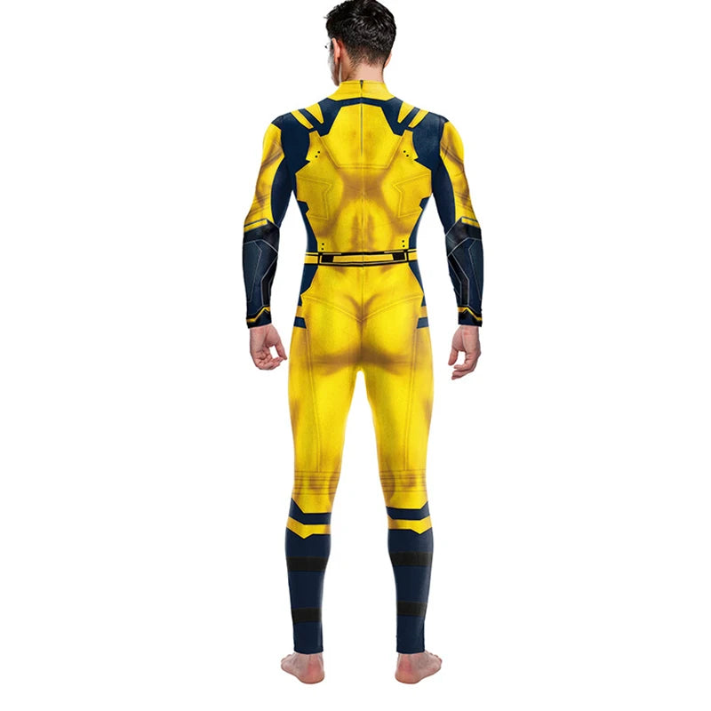 Superhero Wolve Deadpool-ing Cosplay Jumpsuit for Men and Women