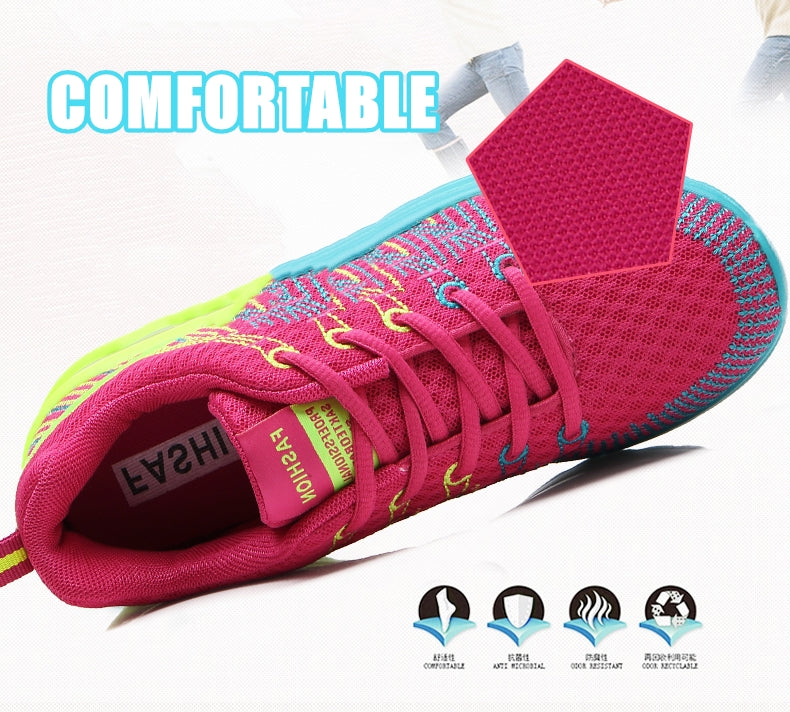 Vibrant Bamboo Infused Running Shoes for Women