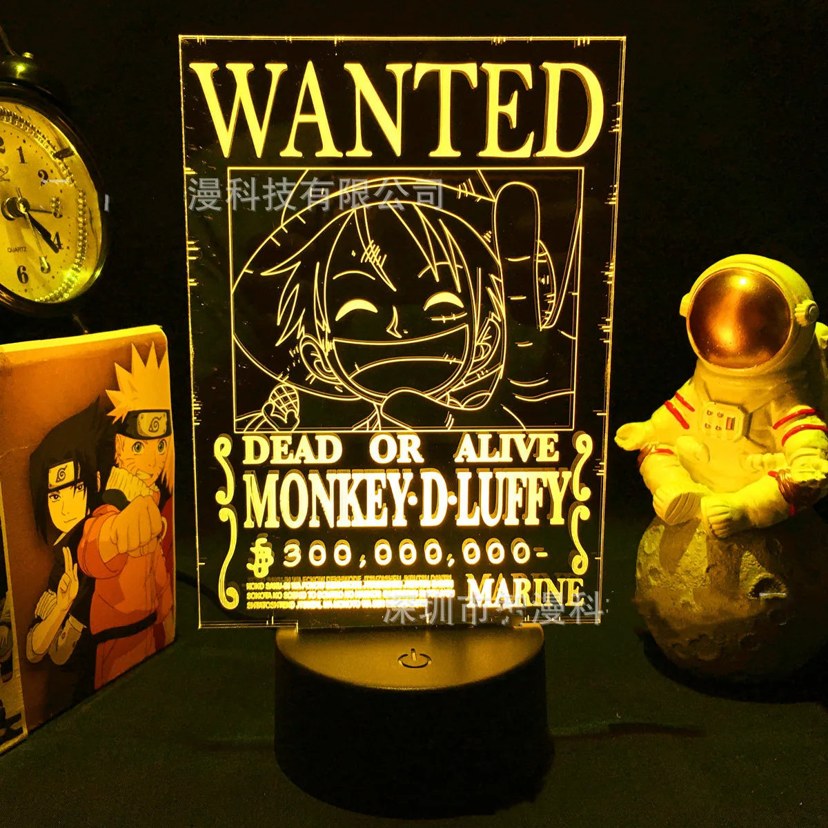 Set 2 One of Piece Multi-Style Night Light LED Color Changing Action Figure Collectables