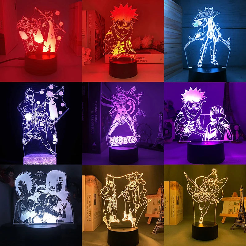 Anime Action Figure Multi-Style Night Light Collectable