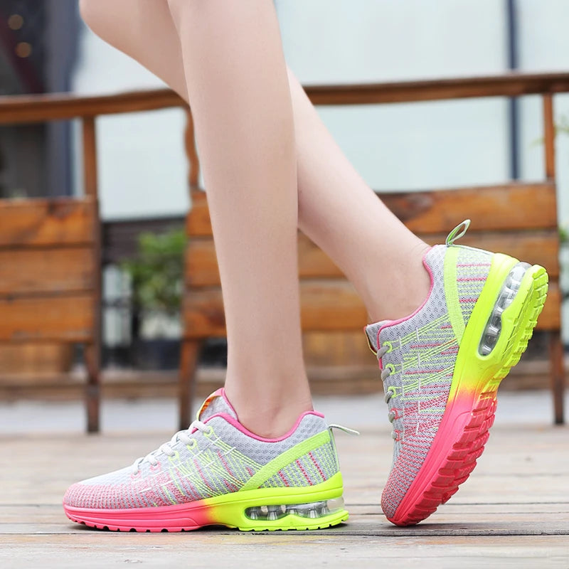 Vibrant Bamboo Infused Running Shoes for Women