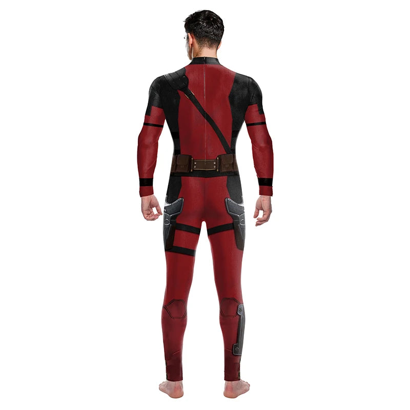 Superhero Wolve Deadpool-ing Cosplay Jumpsuit for Men and Women