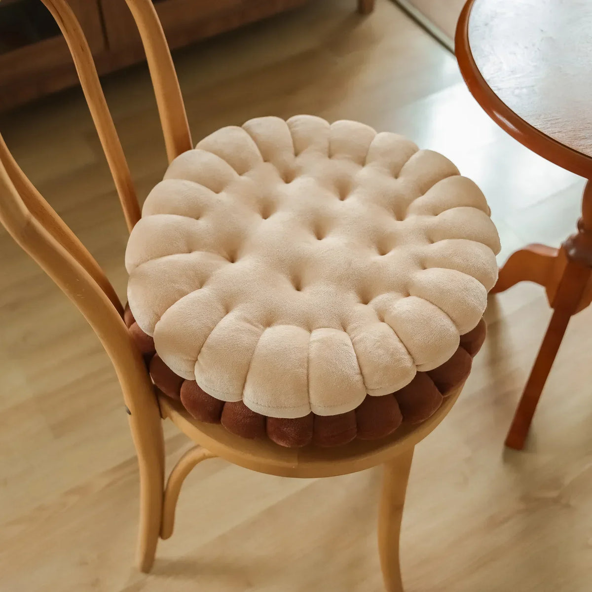 Xavi's Cookie Biscuit Cushion Soft Cute Throw Pillow