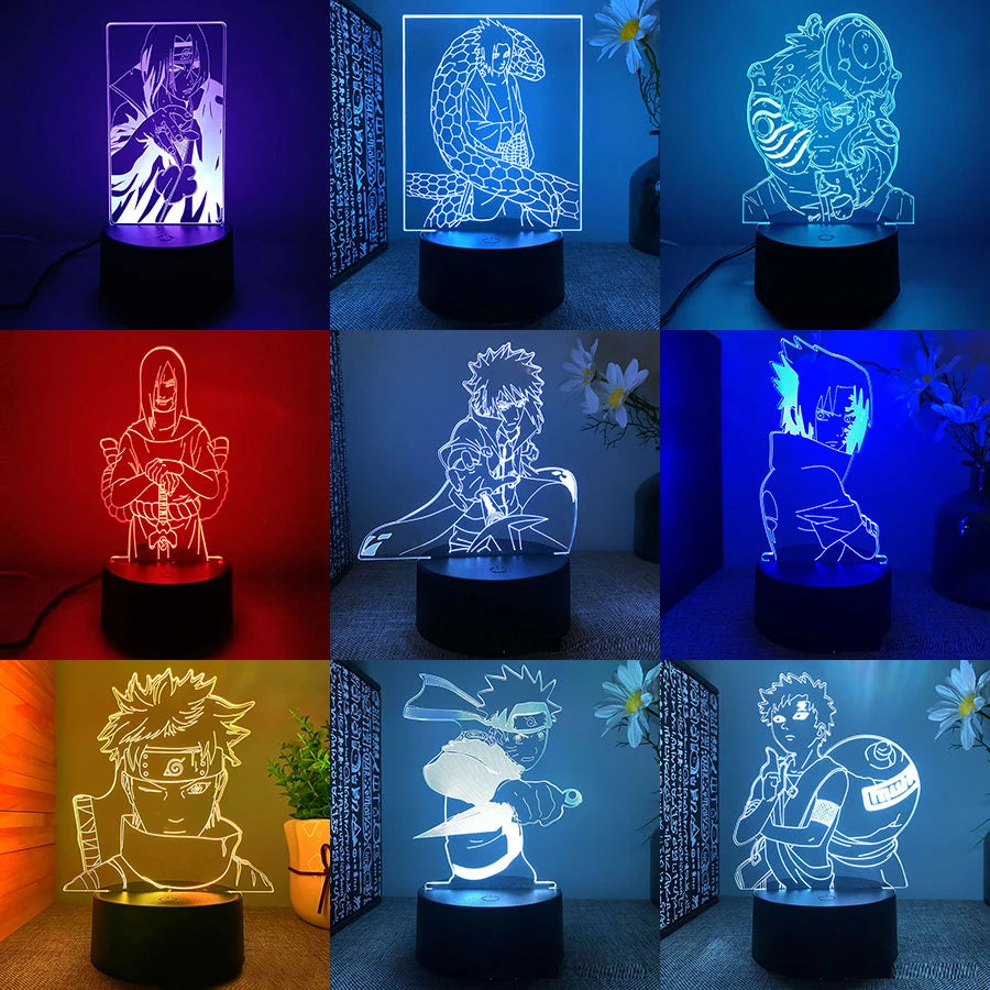 Anime Action Figure Multi-Style Night Light Collectable
