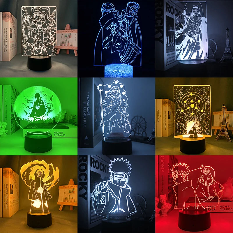 Anime Action Figure Multi-Style Night Light Collectable