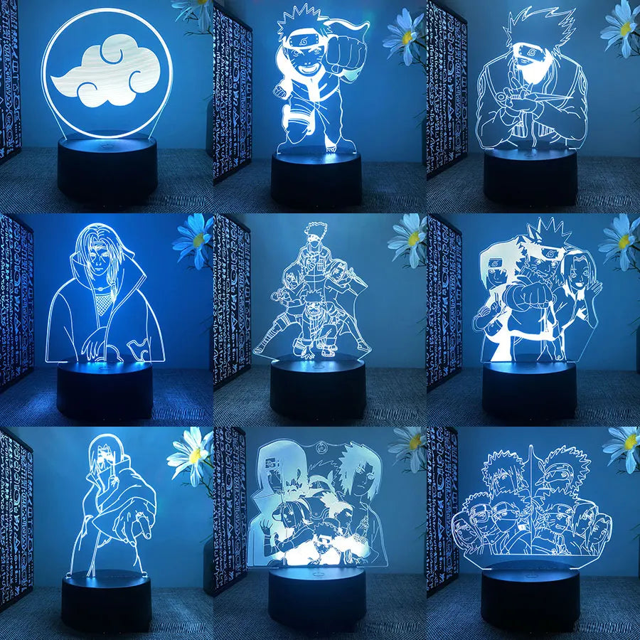 Anime Action Figure Multi-Style Night Light Collectable