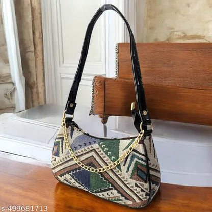 Eco-Friendly Jute Shoulder Bag