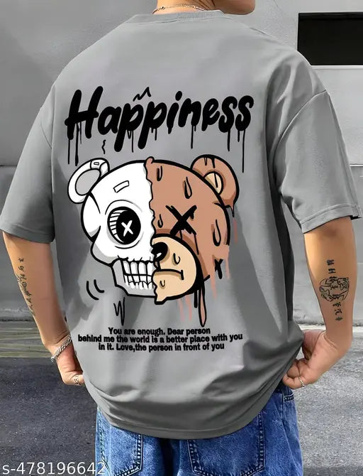 Basic Quality Happiness Unisex Oversized T-shirt
