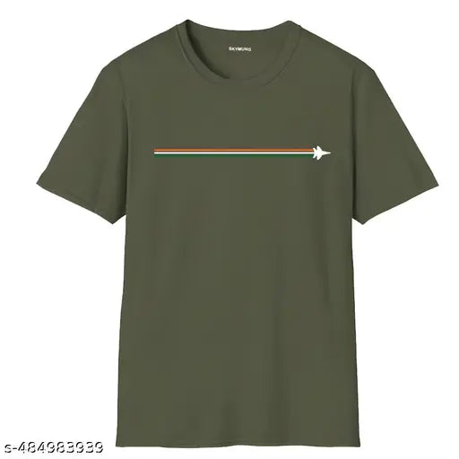 Basic Quality Indian Flag Trail by Jet Unisex T-shirt