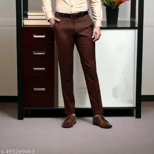 Premium Formal Trouser for Men (Khaki / Black / Cream)