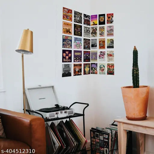 Rock Band Art Posters 10 x 15 cm | Set of 30