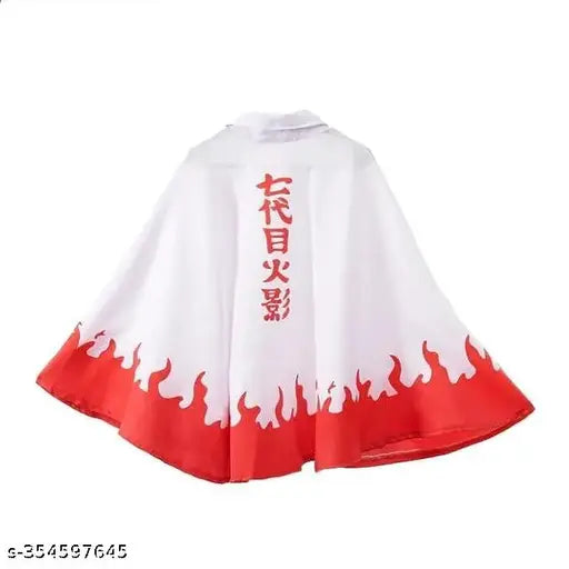 Anime Hokage Cloak Robe for Cosplay