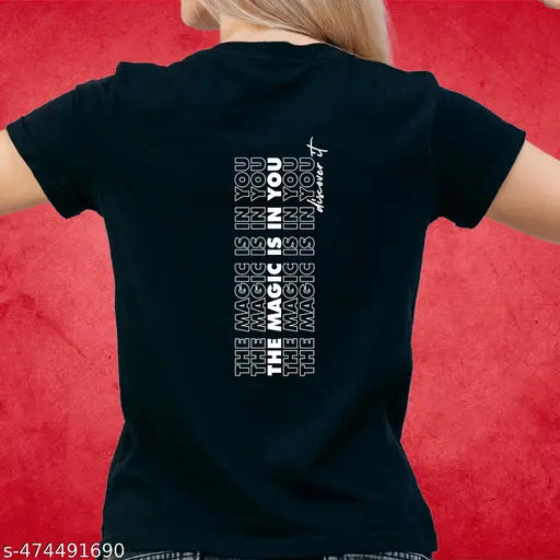 Basic Quality The Magic Is In You Typography Motivation Unisex T-shirt