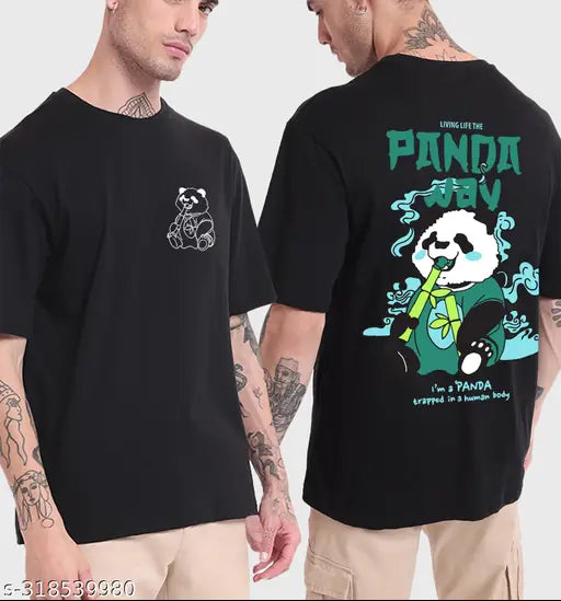 Basic Quality Panda Way Oversized Unisex T-shirt