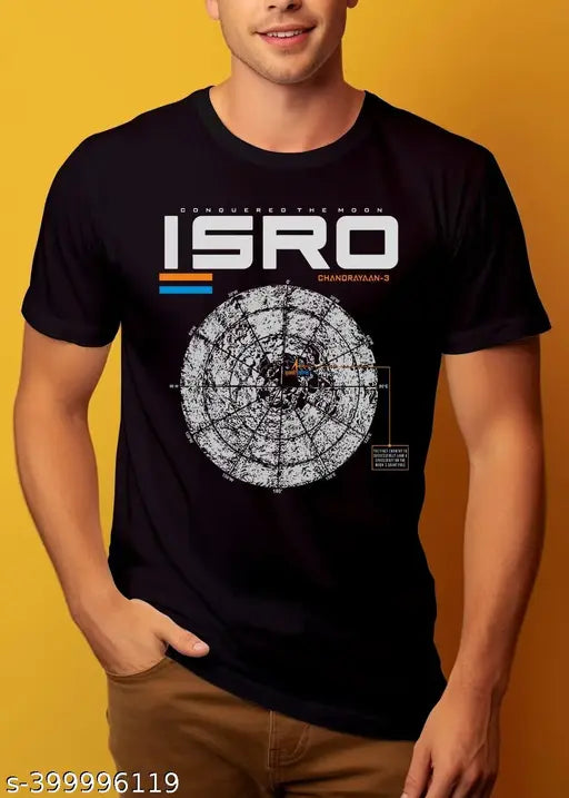 Basic Quality ISRO Typography Unisex Tshirt