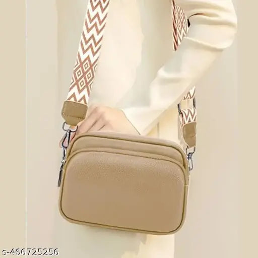 Small Crossbody Bag with Designer Guitar Strap
