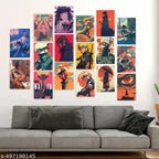 Anime Wall Posters | 11 x 15 cm | Pack of 16 | Set 3