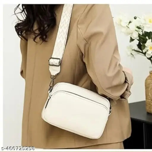 Small Crossbody Bag with Designer Guitar Strap