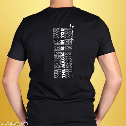 Basic Quality The Magic Is In You Typography Motivation Unisex T-shirt