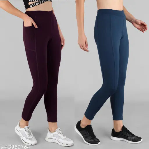 Gym Leggings Combo for Women (Multi Variant)
