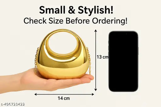 Luxury Metallic Clutch Purse
