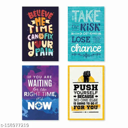 Motivational Quotes Life Life Posters | Pack of 10 | 18 x 12 Inch