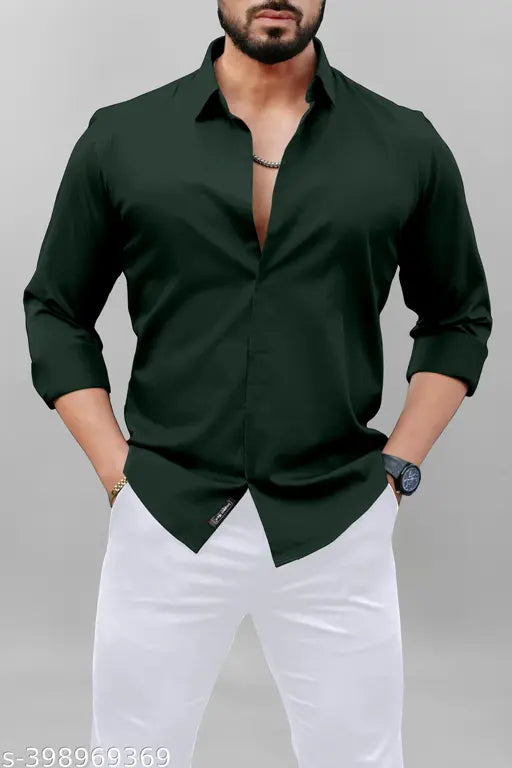 Luxury Semi Formal Cotton Shirt For Men Multicolor