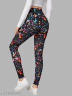 Women's Printed Tights Leggings | Pack of 2