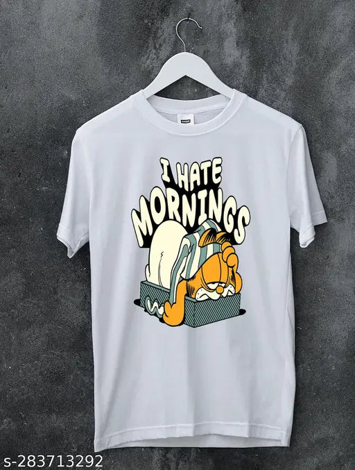 I Hate Mornings and Easily Distracted Peanuts Garfield Unisex T-shirt Combo