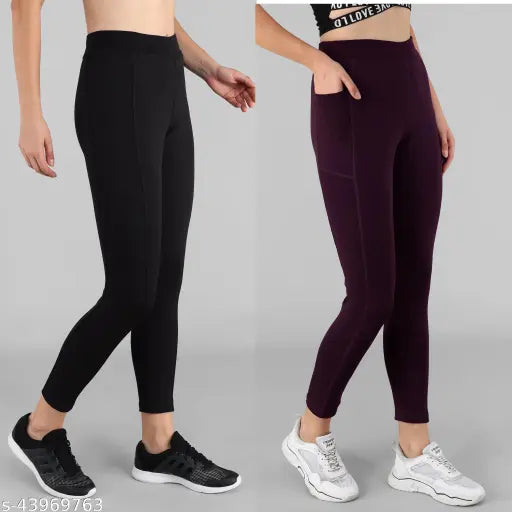 Gym Leggings Combo for Women (Multi Variant)