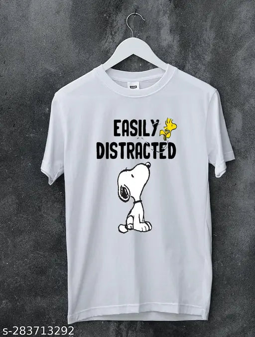 I Hate Mornings and Easily Distracted Peanuts Garfield Unisex T-shirt Combo