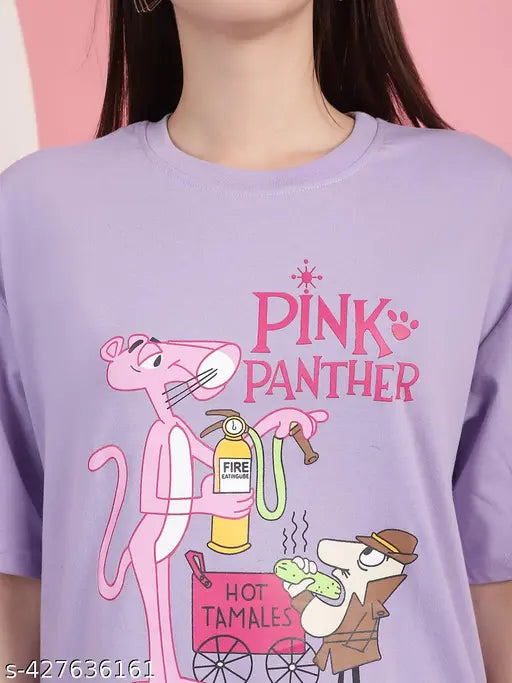 Pink Panther Hot Tamales Oversized Women's T-shirt