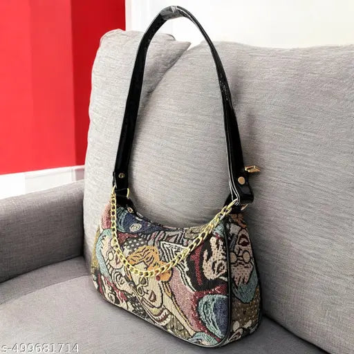 Eco-Friendly Jute Shoulder Bag
