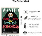 One of Piece Anime Wanted Posters Pack of 10 A4 Size