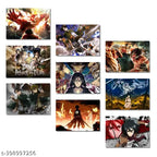 AOT Titan Anime Posters Pack Of 9