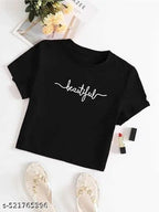 Basic Quality Beautiful Crop Top T-shirt Combo