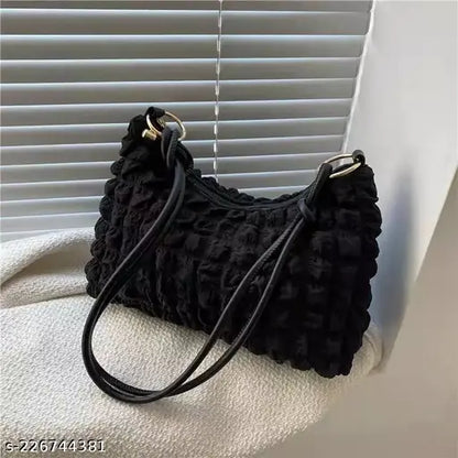 Stylish Fabric Bubble Shoulder Bag