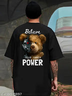 Basic Quality Terminator Teddy Power Oversized Unisex T-shirt