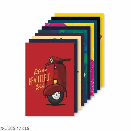 Motivational Quotes Life Life Posters | Pack of 10 | 18 x 12 Inch