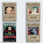 One of Piece Anime Wanted Posters Pack of 10 A4 Size