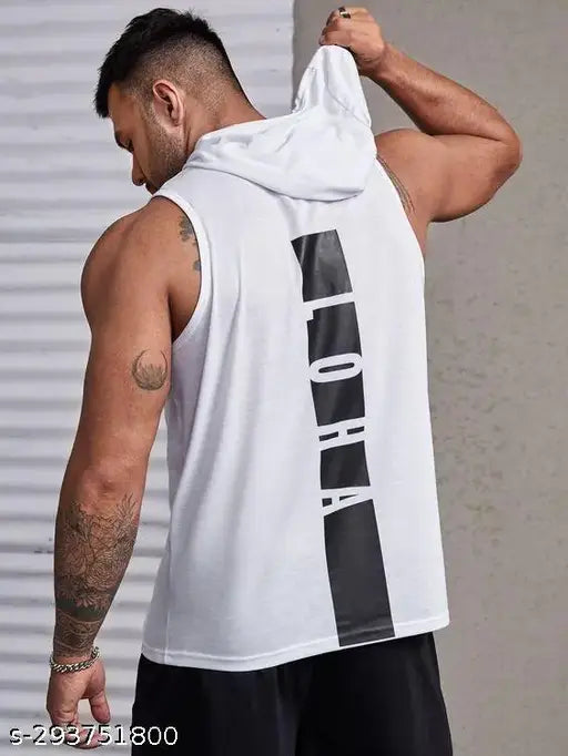 Sleeveless Gym Hoodie for Men
