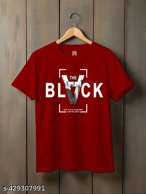 The Black Typography Unisex T-shirt