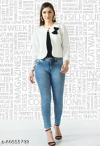 Full Sleeve Women's Bow Jacket